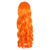 YUDAOHAIR 14 Inch Pony tail Extension Orange Freedom Curl Clip