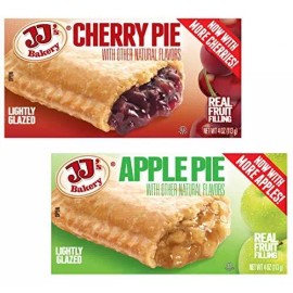 JJ's Bakery Pies Variety Pack | Apple and Cherry |  Kosher Parve Pack of 12