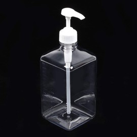 Tgoon Botella exprimible, contenedores de condimentos, dispensador de bomba de prensa, botellas de bomba de jarabe para salsas para cocina