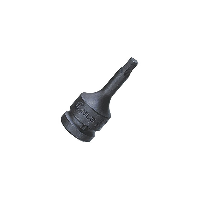 Genius Tools 345216 3/8" Dr. 16mm Hex Head Driver, 52mmL