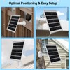 7W Solar Panel for Eufy Camera, Solar Panel Compatible with