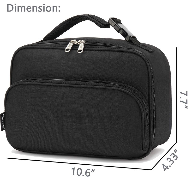 FlowFly Kids Lunch box Insulated Soft Bag Mini Cooler Back