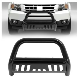 KUAFU Bull Bar Brush Guard Compatible with 2009-2015 Honda Pilot Grille Grill Guard Impact Bar Steel Electrophoresis & Powder Coated Black