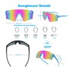 FOCUSPARTY Sunglasses Womens Men Youth Polarized Sports UV400,Suitable for Cycling