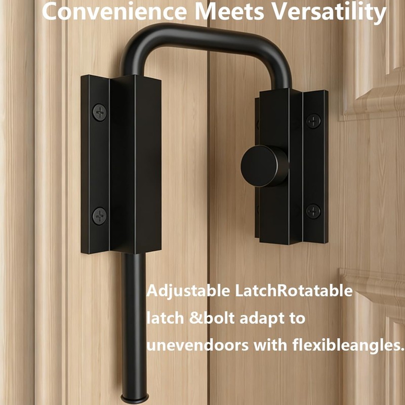 Door Loop Lock Sliding Door Latch Double Door Hook Lock