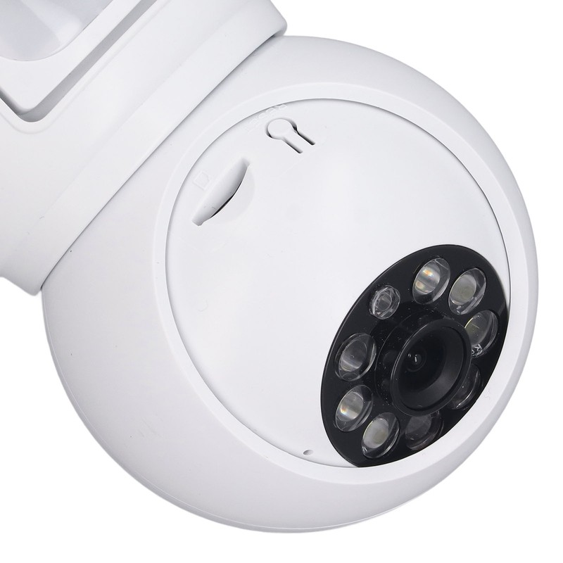 Dual Lens Security Camera 360 Degree Panoramic WiFi Indoor Surveillance