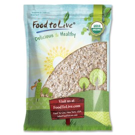 Food to Live Organic Instant Rolled Oats, 4 Pounds - Ready in 1 Minute Non-GMO Whole Grain Oatmeal. Good Source of Fiber and Protein. Great Quick Cook and Overnight Oats for Nutritious Breakfast