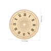 Mipcase 2pcs Aluminum DIY Clock Dial Replacement Stylish Roman Numeral