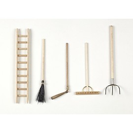 Rulke Rulke040037 Linsenrechen 110 mm, Natur