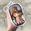 YUYAKESHI Case, Bag, Pain Bag, Space Capsule Type, Clear Sewn