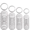 [AMUU] Flat Key Ring, Keychain, Ring, Set of 60, 28mm,