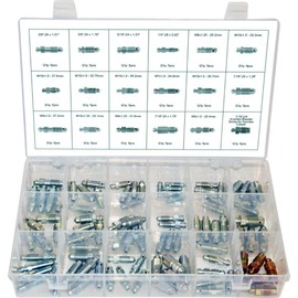 Swordfish 30300-90pc Brake Caliper & Wheel Cylinder Bleeder Screw Nipple Assortment Brake Bleeder Screw Assortment Kit