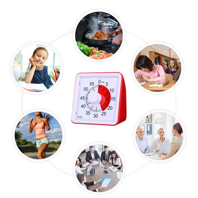 Visual Analog Timer Silent Countdown Classroom or Meeting Countdown Clock