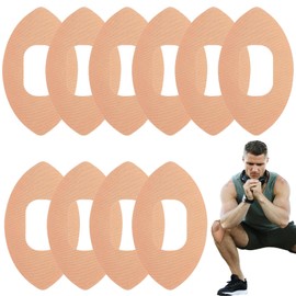 Pack of 10 Knee Tape, Sports Knee Tape, Pre-Cut, Knee Tapes, Pre-Cut Knee, Knee Tape, Grid Tape, Improves the Stability of the Knee Joint (Beige)