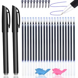 ZAYSWDNS 24Pcs Magic Pens & Refills ，Compatible with Grooved Handwriting Practice for Kidsor Tracing Book ， Disappearing Ink Pen Set for Grooved Books for Children's Magic Copybooks
