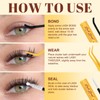 Lash Clusters Kit with 0.03mm Fine Band, 120PCS Waterproof Manga