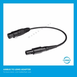 HobbsFlyer AIRBUS 5-PIN XLR to BOSE A20 6 PIN LEMO PLUG ADAPTER