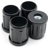 Design61 4 x Threaded Plugs, Round Tube Plugs, Adjustment Plugs,