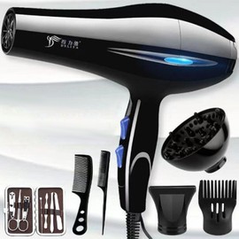 Hair Dryer Adjustable Temperature Low Noise Overheating Protection Strong Wind Hair Blow Dryer