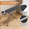Duwee 12"x38" Ironing Board Full Size with Heat Resistant Cover,Black