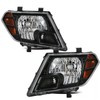 For 2009-2021 Nissan Frontier Headlights Assembly Compatible with 09 10