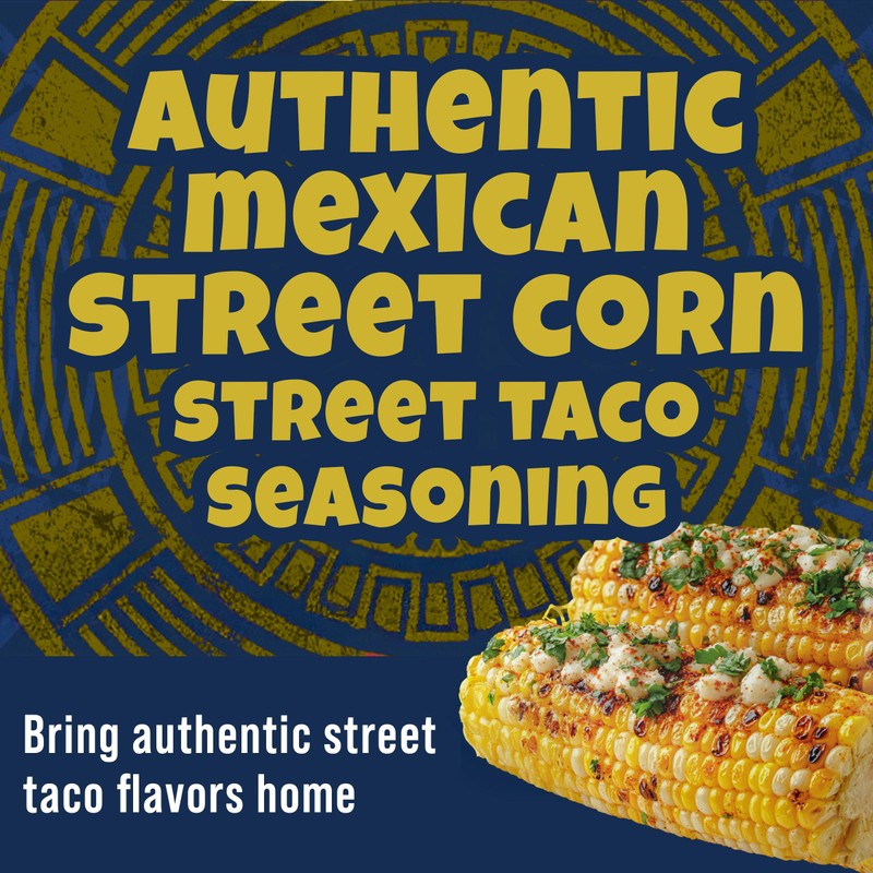 Ortega Street Taco Seasoning Mix, Mexican Street Corn, 1 Ounce