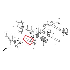 HONDA  GENUINE HONDA OEM GEARSHIFT FORK SHAFT B CRF250R 05-09 CRF250X 2004-2017