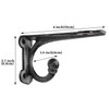 Shelf Brackets 4 Inch 2 Pack, Cast Iron Shelf Brackets