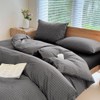 NSNLGSGC Single Duvet Cover Set, Plaid Duvet Cover Single Bed