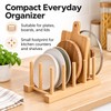 Wooden Plate Rack for Kitchen Organization – Multi-Slot Dish Drying