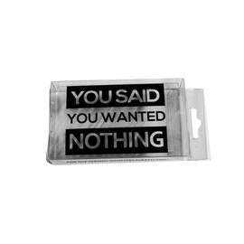 Gears Out Nothing - You Said You Wanted Nothing