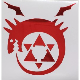 Fullmetal Alchemist Ouroboros Symbol Holo Foil Sticker Vinyl Decal Waterproof!