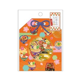 Kamio Japan Flake Seal 225339 Ninhon Shihon Fureku Kyoku Donburi