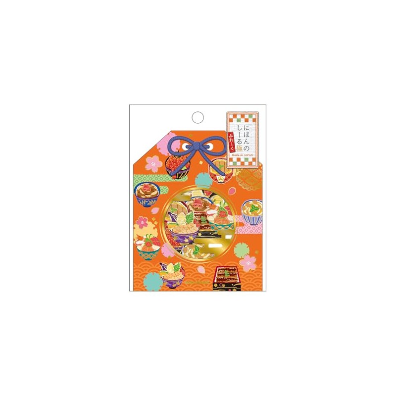 Kamio Japan Flake Seal 225339 Ninhon Shihon Fureku Kyoku Donburi