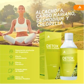 Detox Leber – Reiniger für fettige Leber und Dickdarm – Detox-Metall – starke und tiefe Beseitigung von Giftstoffen – Liver Detox – Desmodium Algen Chlorella Mariendistel – vegan Bodyathlon