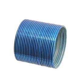 Touchstone Colorful Bangle Collection Modern Pretty Attractive Look Wrist Filler Indian Bollywood Blue Color Thin Designer Jewelry Metal Bangle Bracelets Set of 24. for Women.