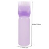 FOMIYES Root Comb Applicator Bottle Hair Oiling Bottle Hair Oil
