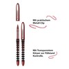 Westcott PULSAR E-730631 00 Rollerball Pen, Red, Pack of 10,
