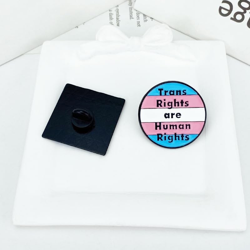 Support Trans Rights Enamel Pins - Protects Trans Kids and