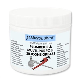 MicroLubrol Plumber's & Multi-Purpose Silicone Grease, 4 oz, Plumbing, Laboratory, Industrial and More