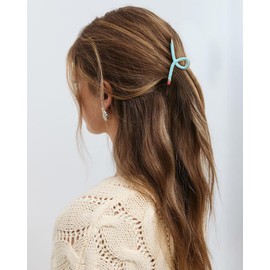 WELROG 3PCS Pencil Hair Clips for Women - Funny Teacher Claw Clips for Thick Thin Hair Back to School Hair Clips