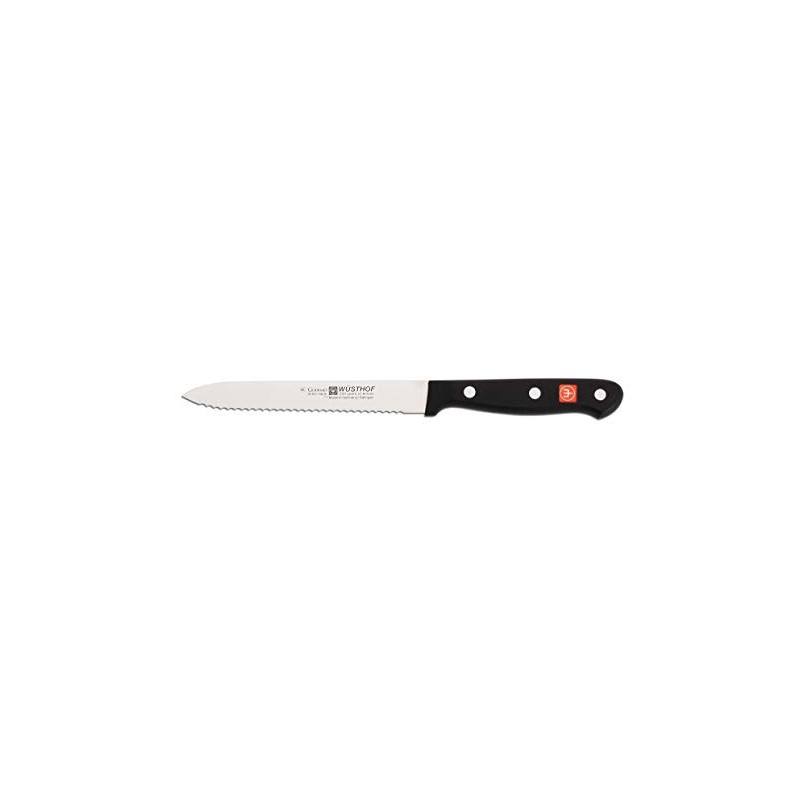Wusthof 4107-7 Sausage knife, 5", Black