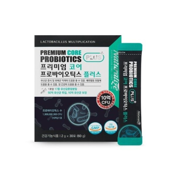 Naturalize Premium Core Probiotics Plus (12g x 30 packets) / 네추럴라이즈 프리미엄 코어 프로바이오틱스 플러스 (12g x 30포)