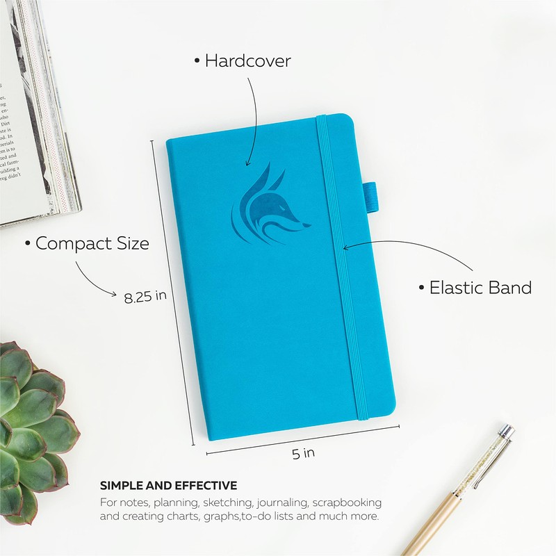 Clever Fox Dotted Notebook – Dot Grid Bullet Numbered Pages