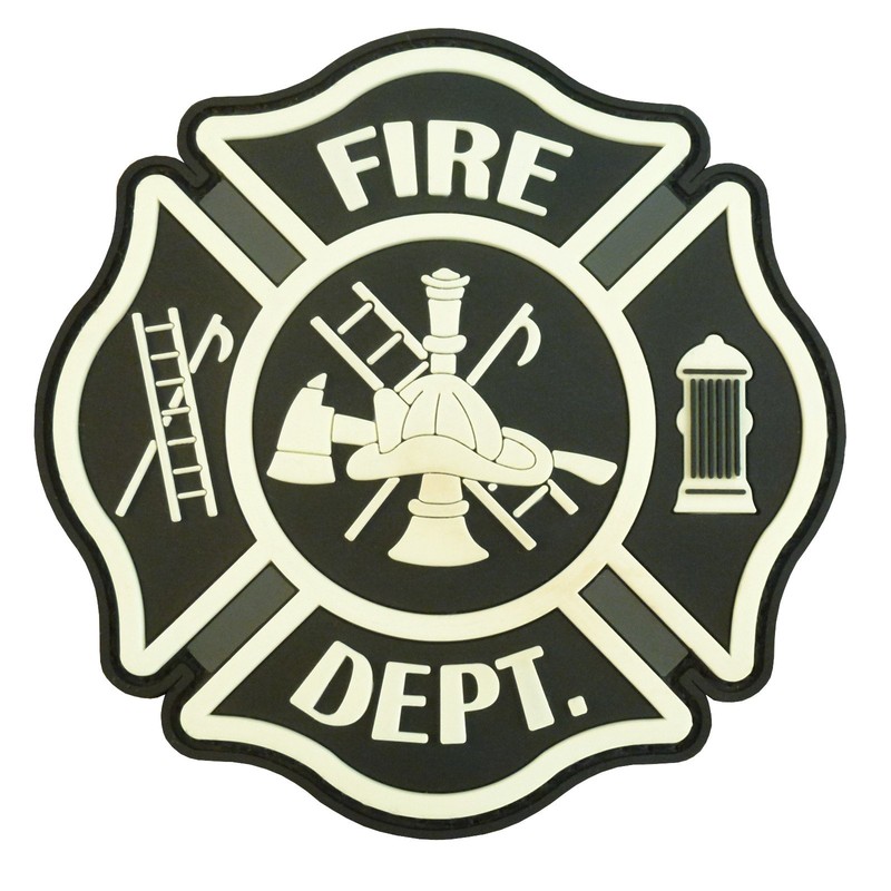 Glow Dark ACU Fire Fighter Dept EMS EMT Rescue Firemen