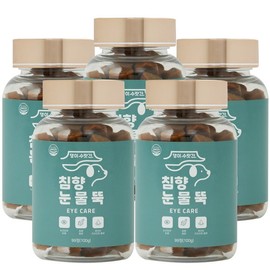 Dog Eye Supplements Cataracts Tear Stains Omega 3 Lutein Eye Discharge Conjunctiva Daengisuratgan Agarwood Tear Stop 100g 5 Pieces / 강아지 눈영양제 백내장 눈물자국 오메가3 루테인 눈꼽 결막 댕이수랏간 침향 눈물뚝 100g 5개
