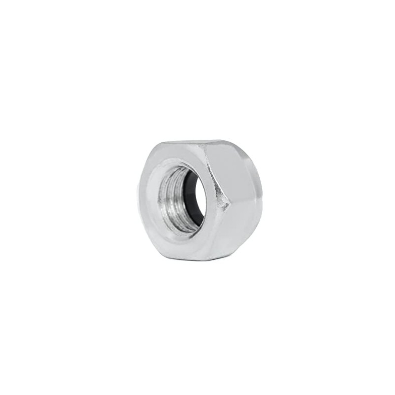 M5 Nyloc Steel Nuts (BZP), Self Locking Nuts with Nylon