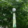 Dopamine Arts "Suzu Orchid" Wind Chime, Cream Skin, Small Cute