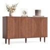 LITTLE TREE 59-Inch Buffet Cabinet Sideboard with Storage, Modern Sideboard