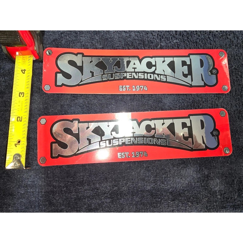Skyjacker Suspensions Chrome decal Sticker set